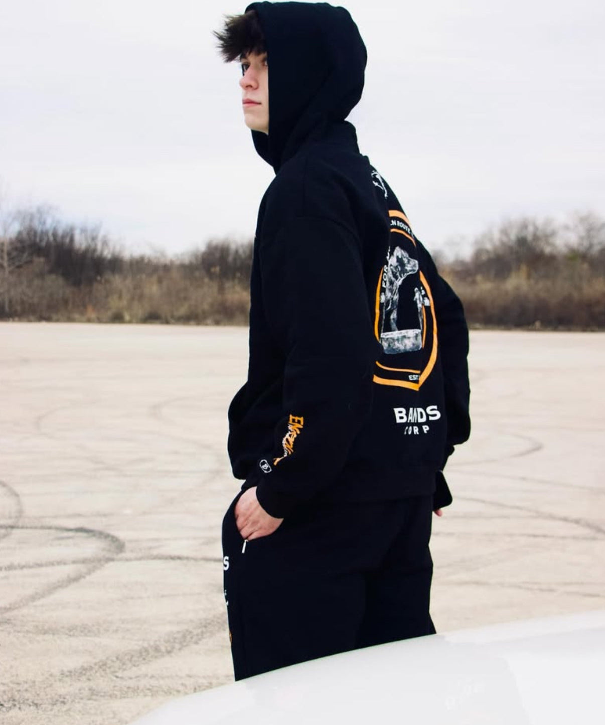 Midnight Flame Sweatsuit Set
