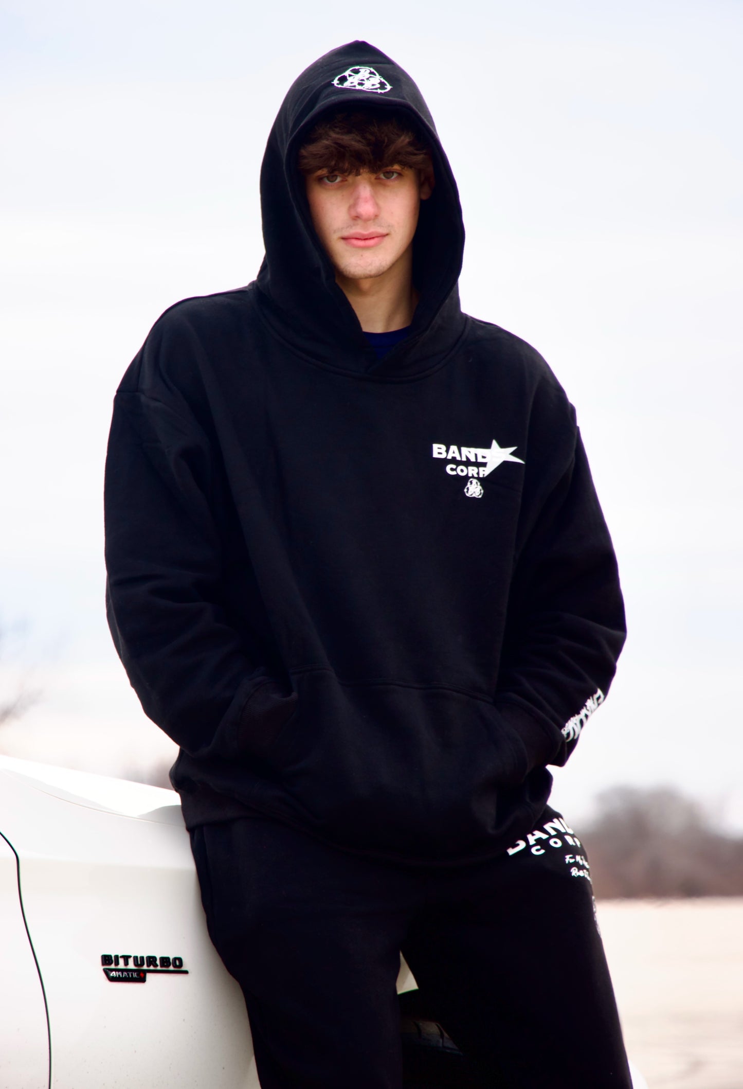 SIGNATURE LOGO COTTON SWEATPANTS